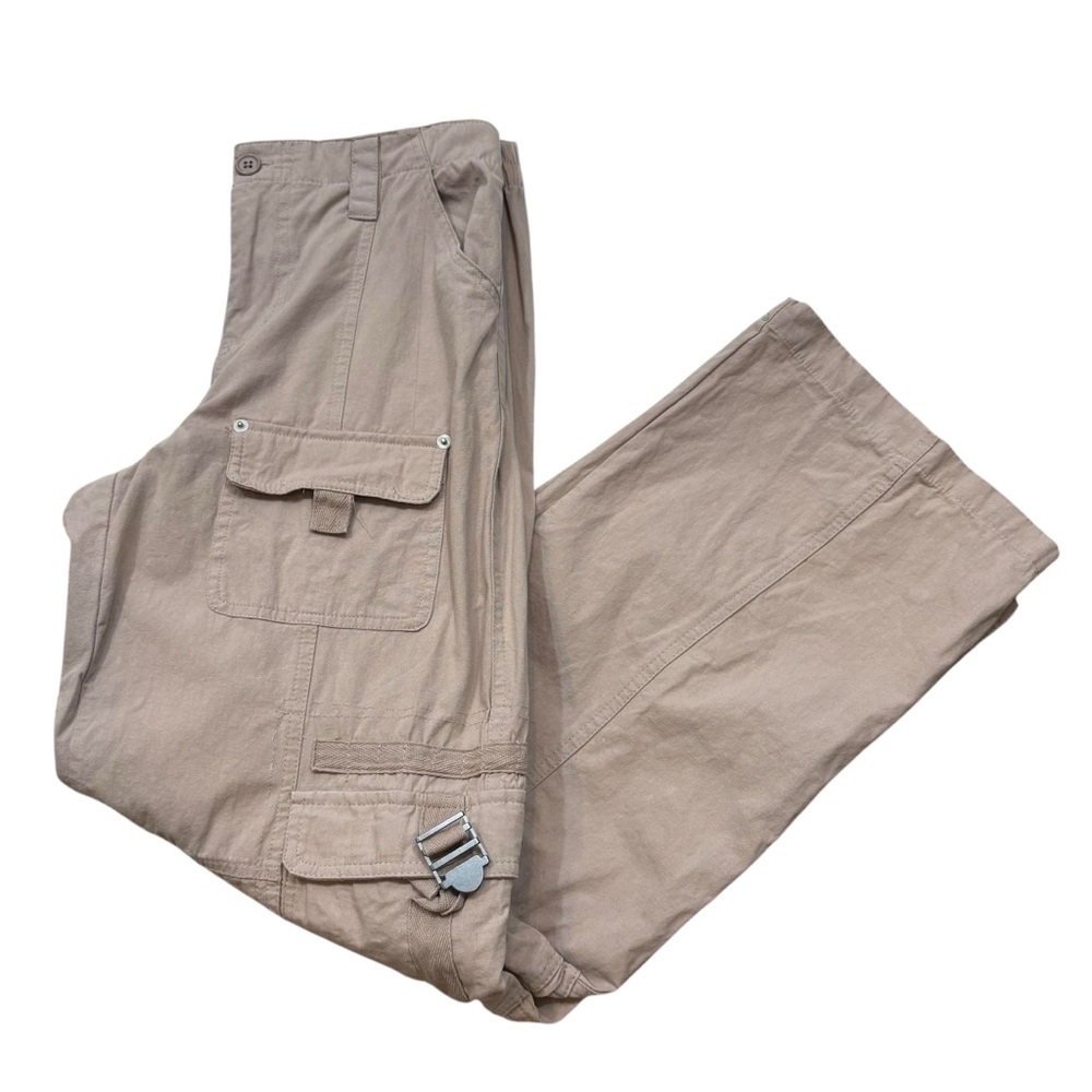 Ladies Harper & Ivy Light‎ Tan Brown Cargo Pants Size Medium